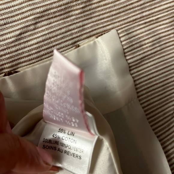 Rebecca Taylor Linen-Cotton Striped Vest Top - Picture 13 of 16